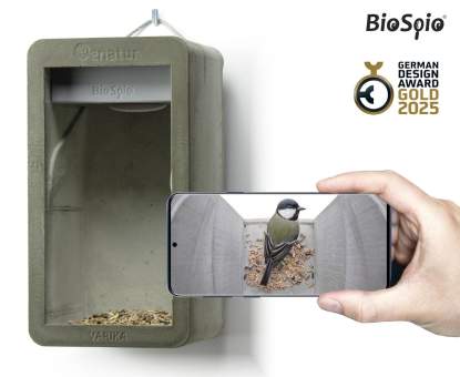 VARIKA Cam Bird Feeder - Kamera-Futterhaus - Vogelfutterspender 